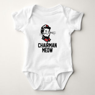 Chairman Meow (Mao) Design Baby Bodysuit
