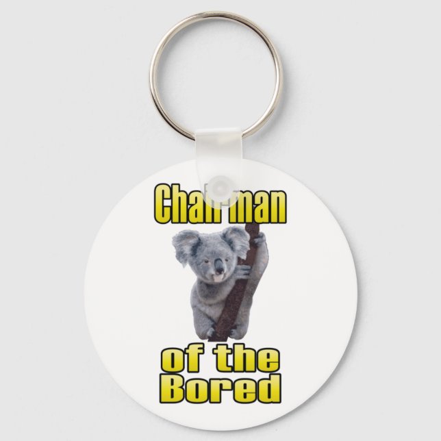 Chairman of the Bored Keychain (Front)