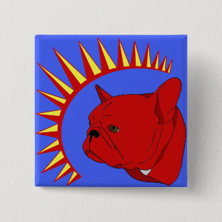 Chairman Tuck 2 Inch Square Button