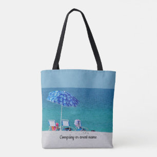Chairs on the Beach Tote Bag