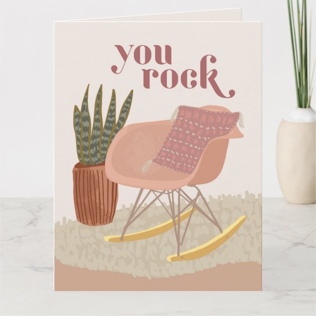 Chaise à rocher You Rock Carte Saint Valentin (Devant)