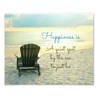 Chaise Adirondack sur la plage Photo