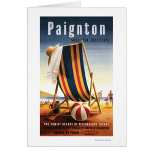 Chaise de plage et affiche de balle de British Rai