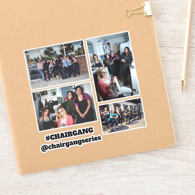 CHAISE GANG saison deux autocollants feuille 2 (Carnet)