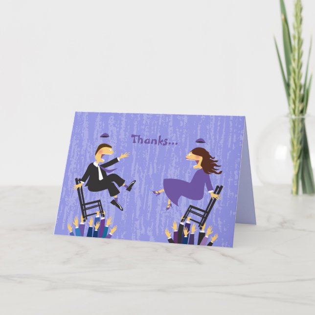 Chaise Hora Danse B'nai B'not Folle Carte de remer (Devant)