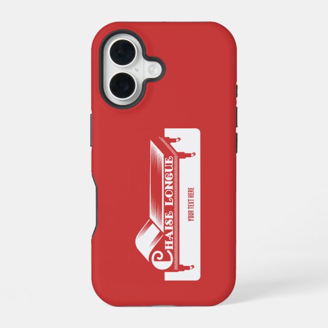 Chaise Longue iPhone 16 Case (Back)