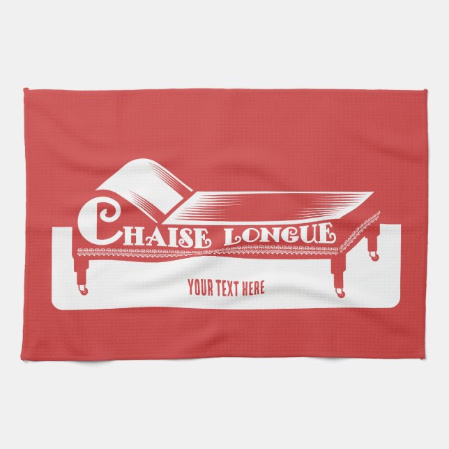 Chaise Longue Kitchen Towel (Horizontal)