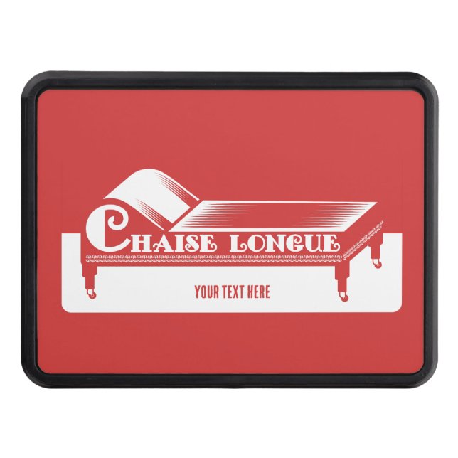 Chaise Longue Trailer Hitch Cover (Front)