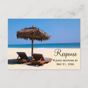 Chaises de plage Mariage de destination RSVP