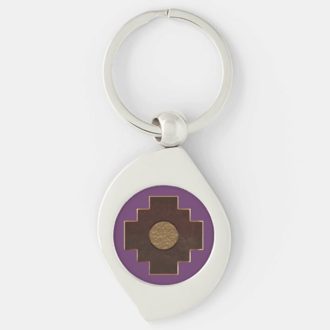 Chakana Cross Keychain (Front)