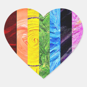 Chakra Balance Heart Sticker