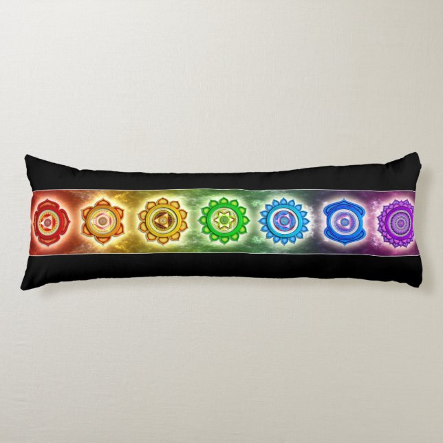 Chakra Body Pillow (Front)