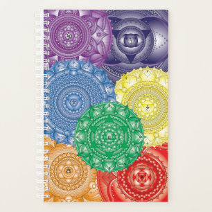 Chakra Collage Mandala Multi Colour Planner