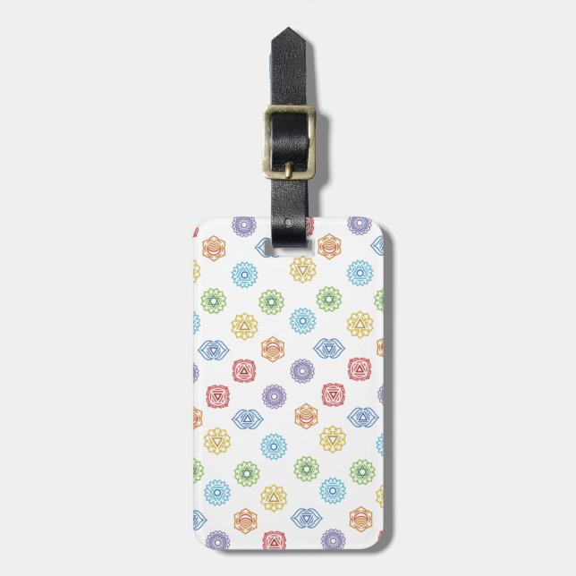 Chakra Energy Luggage Tag (Front Vertical)