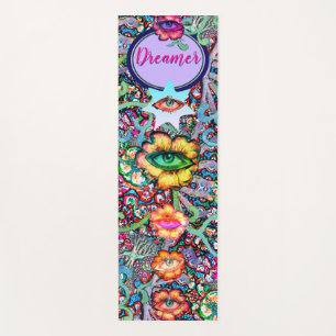 Chakra Floral Dreamer Colourful Unusual Mystical  Yoga Mat