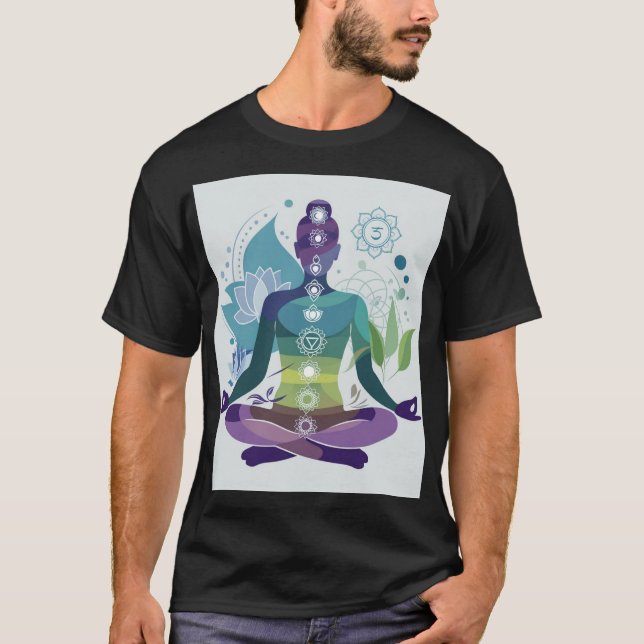 Chakra Harmony Awakened Energy T-Shirt (Front)