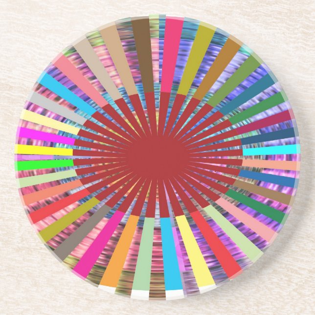 CHAKRA Light Source Meditation Coaster (Front)