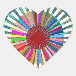 CHAKRA Light Source Meditation Heart Sticker