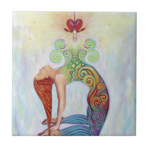 Chakra meditation tile