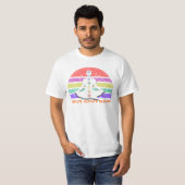 Chakra Meditation Yoga Rainbow Sunset T-Shirt (Front Full)