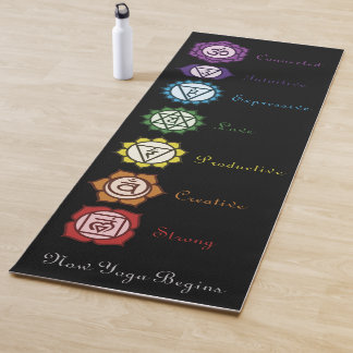 Chakra Now Yoga Begins Black Mat