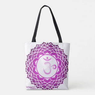 Chakra Om Namaste all over printed Tote Bag
