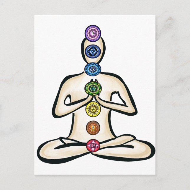 Chakra Powered Postcard (Front)