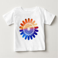Chakra Round Graphic Flower Jewel