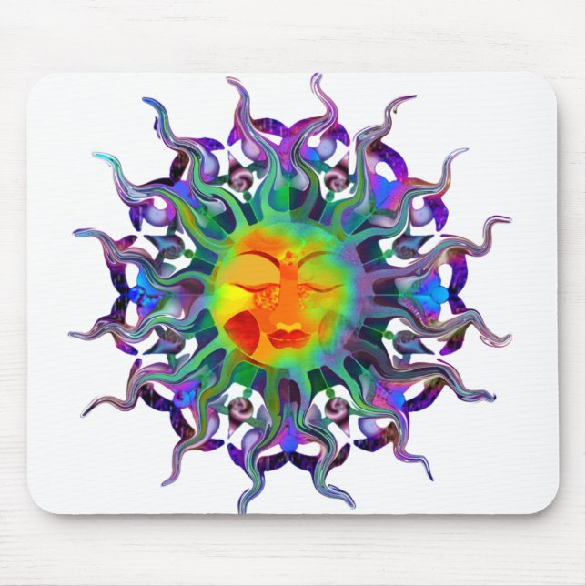 Chakra Sun Light Mousepad (Front)