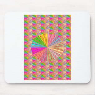Chakra UNIQUE Round Circle  Artist NAVIN JOSHI Mouse Pad