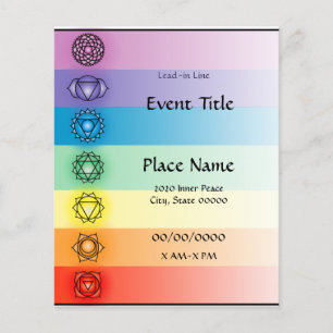 Chakras Event Small Flyer 2