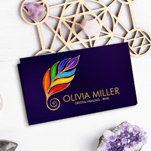 Chakras Tree Branch Flourish Business Card