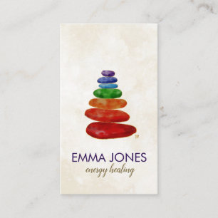 Chakras Zen Stones  Business Card