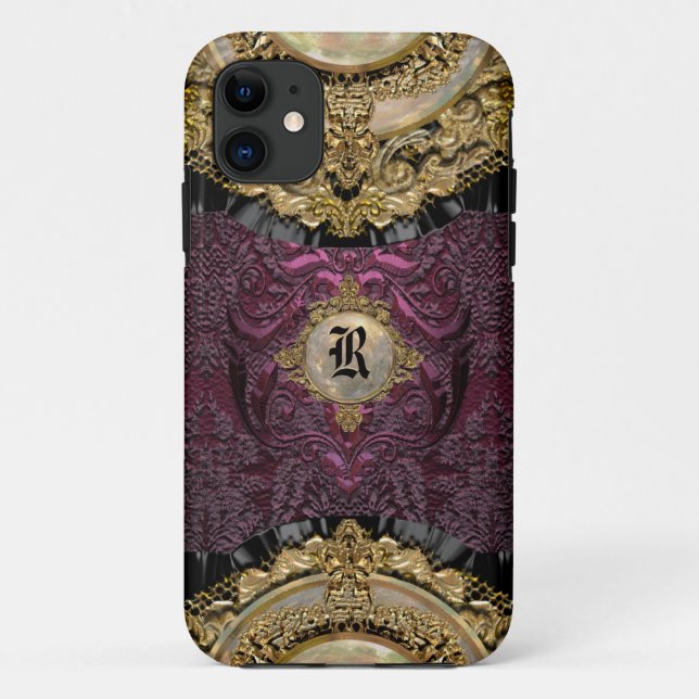 Chalchadoriz  Elegant Monogram Case-Mate iPhone Case (Back)
