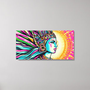 Chalchiuhtlicue 2 canvas print