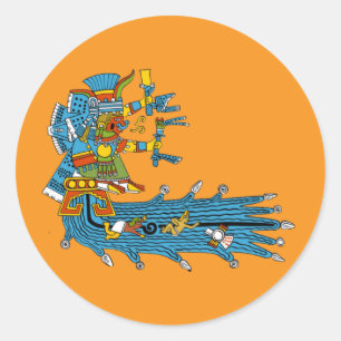 Chalchiuhtlicue Classic Round Sticker