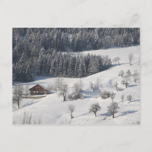Chalet - French Alps Postcard