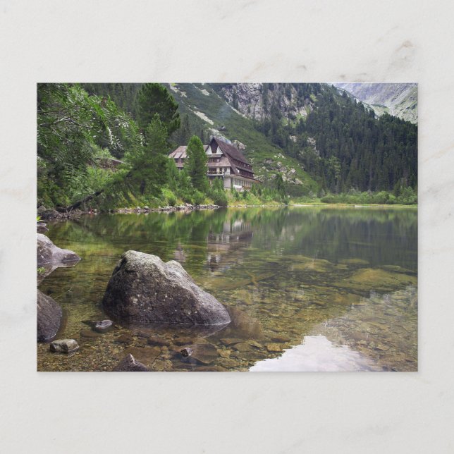 Chalet Next To Tarn Postcard (Front)