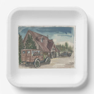 Chalet Paper Plate