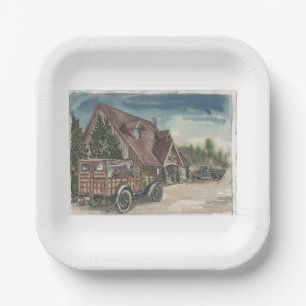 Chalet Paper Plate