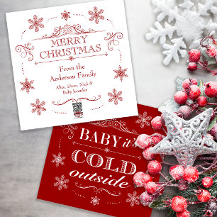 Chalet Winter Holiday Party or Après-ski Cocktails Card