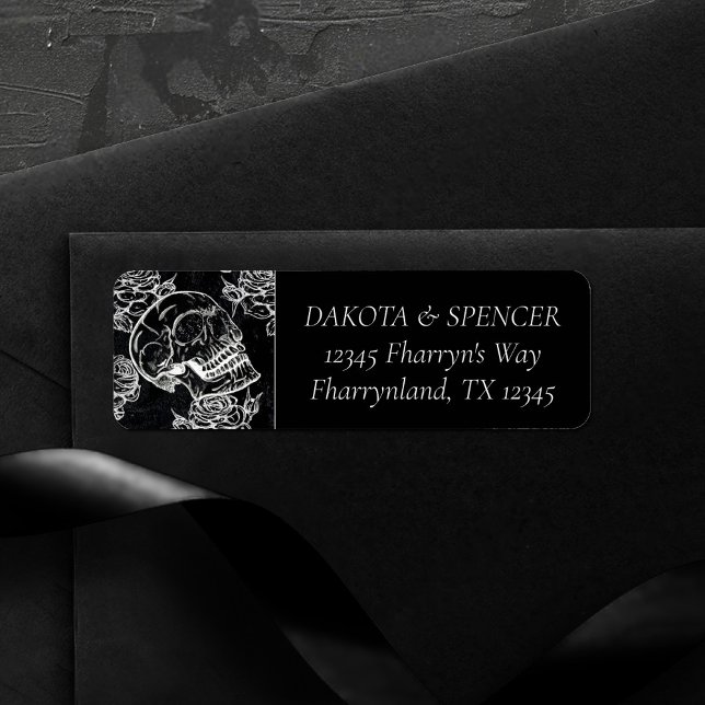 Chaleur Rose crâne | Funky Gothic Grunge Adresse (Créateur téléchargé)