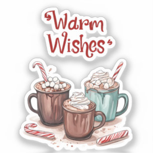 Chaleureux Chocolat Chocolat Chaud Sticker