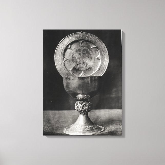 Chalice and Eucharist Plate Canvas Print (Front)
