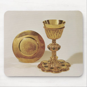 Chalice and paten mouse pad