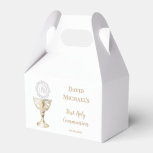 Chalice Host First Holy Communion Favor Box