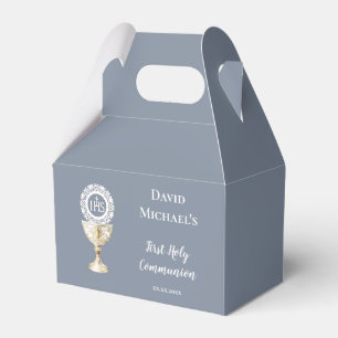 Chalice Host First Holy Communion Favor Box
