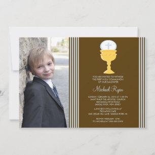 Chalice Invitation à la première communion de la p
