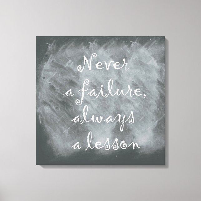 Chalk Board Canvas Print (Front)