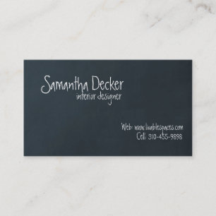 "Chalk Board" Customizable Business Card! Card